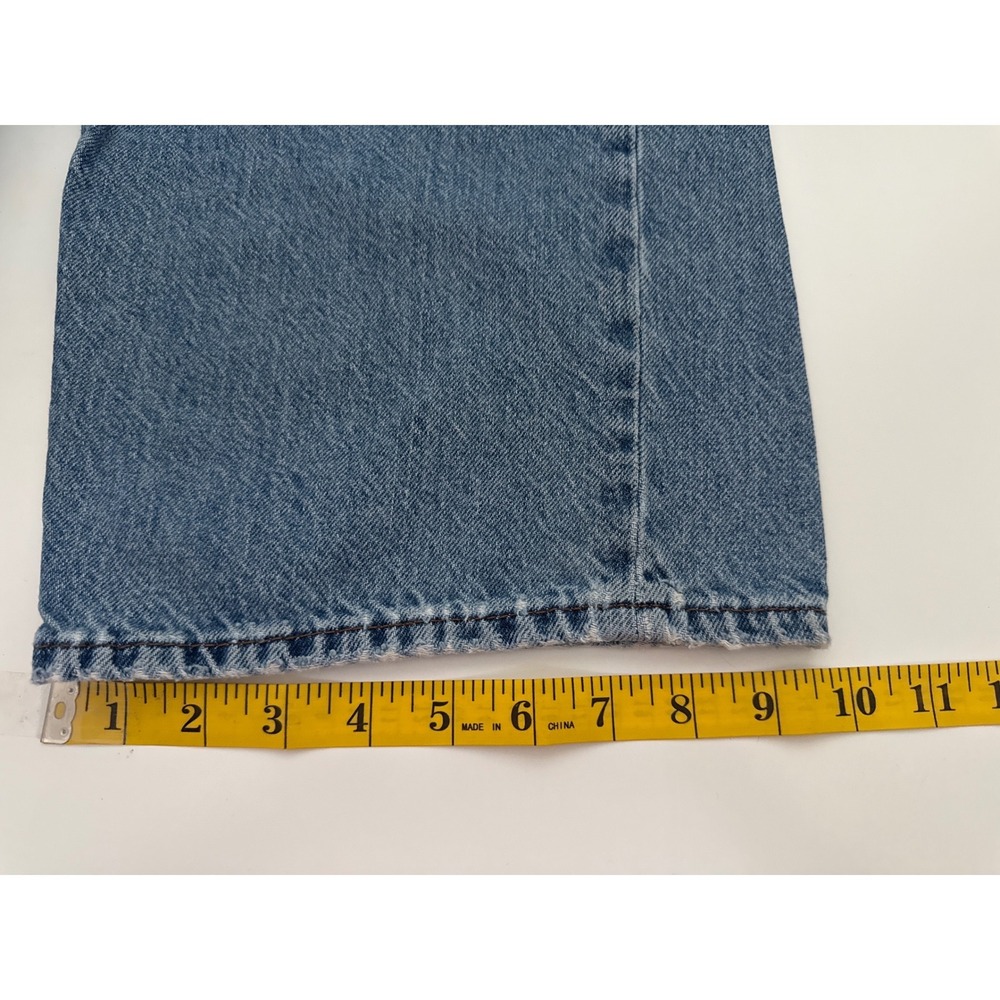 BDG Urban Outfitters Wide Leg Jeans 24 Blue High Rise Denim Baggy - Picture 10 of 10